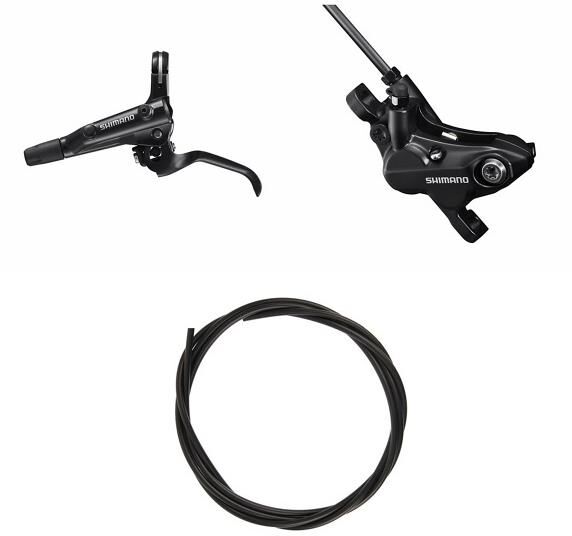 Shimano Deore BL-MT501 BR-MT520 4 Piston Ön Sol Hidrolik Fren Seti