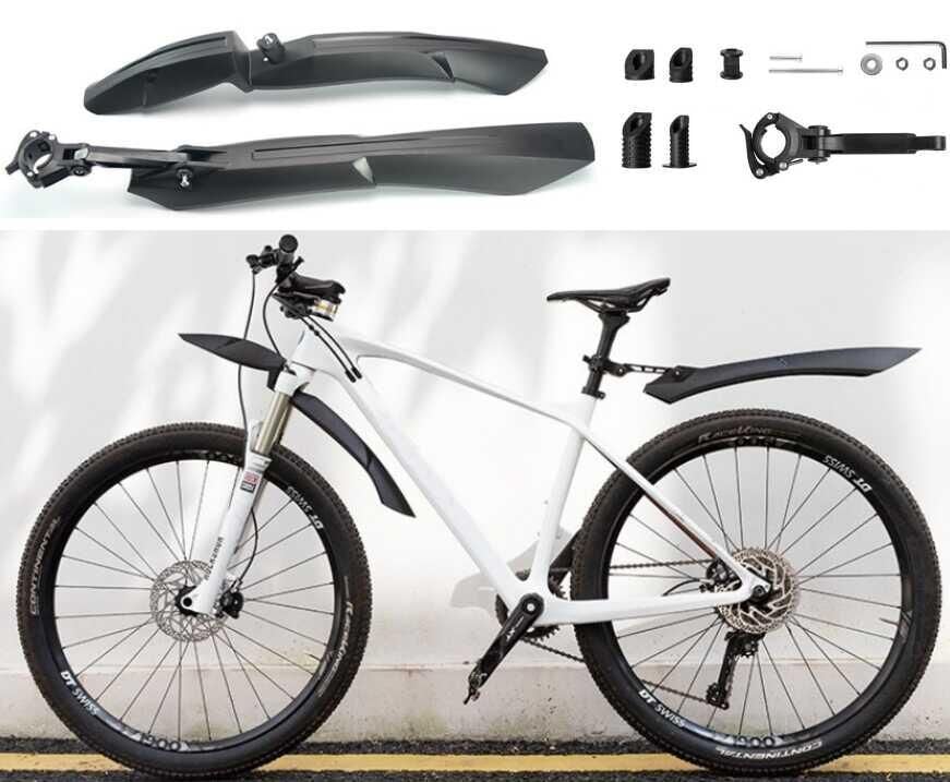 Briviga 387 Plastik Çamurluk Seti Siyah 24-29''