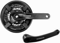 Shimano Tourney FC-TY301 Aynakol Siyah 42-34-24 175mm Kutusuz