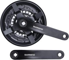 Shimano Tourney FC-TY301 Aynakol Siyah 42-34-24 175mm Kutusuz