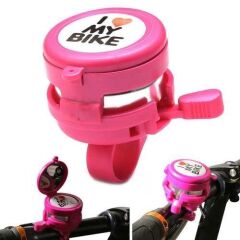 Impact Bisiklet Aynalı Pembe Zil