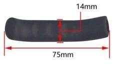 TW Bisiklet Yumuşak Fren Kolu Kauçuk Renkli Elcik Seti